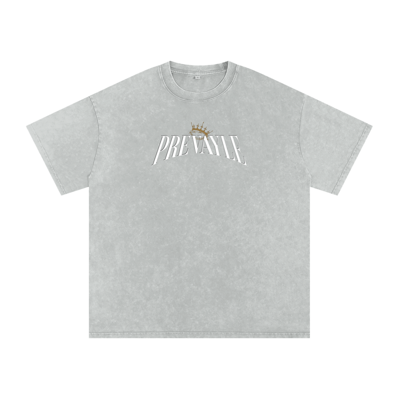 Prevayle "Trust In The Lord Forever" Unisex Acid Wash Oversize T-Shirt