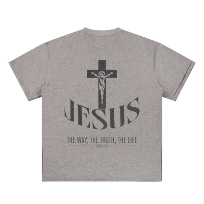 Prevayle "Jesus is King" Unisex Essential Cotton T-Shirt