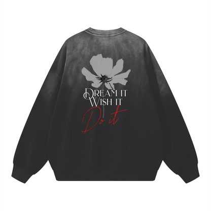 Prevayle Unisex Pure Cotton Wash Drop-Shoulder Sweatshirt
