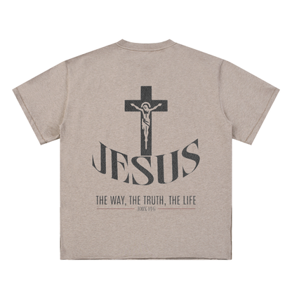Prevayle "Jesus is King" Unisex Essential Cotton T-Shirt