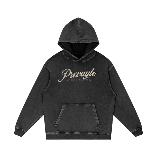 Prevayle "Keep Going" Unisex Acid Wash Oversize Hoodie