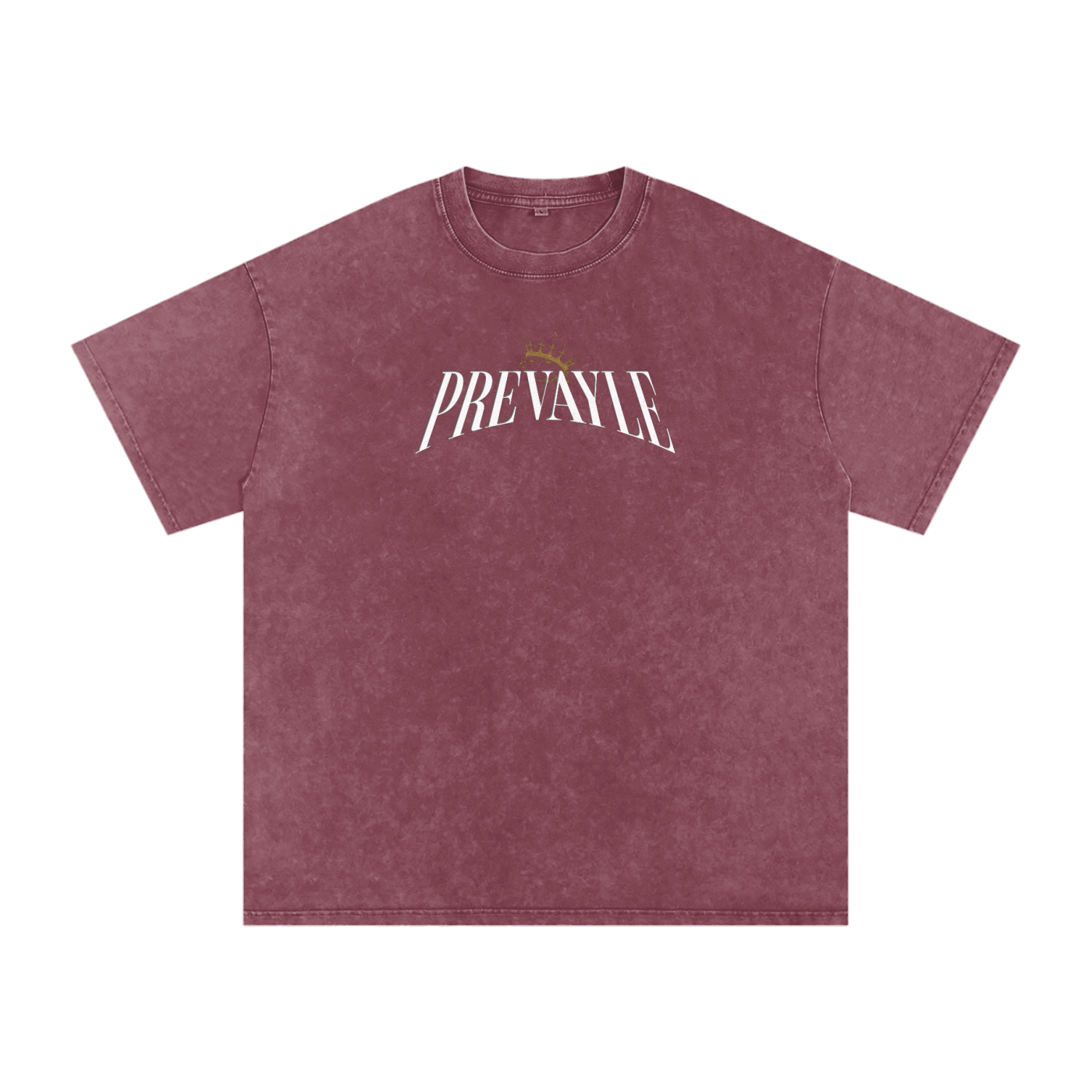 Prevayle "Trust In The Lord Forever" Unisex Acid Wash Oversize T-Shirt